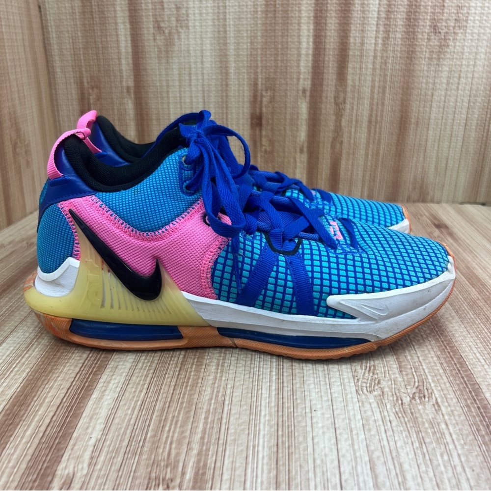 Nike LeBron Witness 7 Shoes Hyper Royal Pink 2022 Size Men’s 8 Women’s 9.5